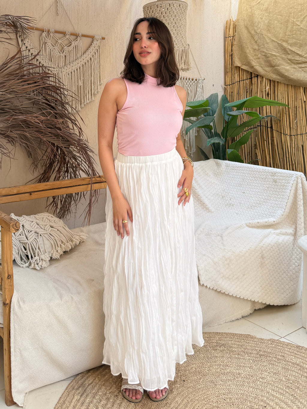 The Flow Skirt - White