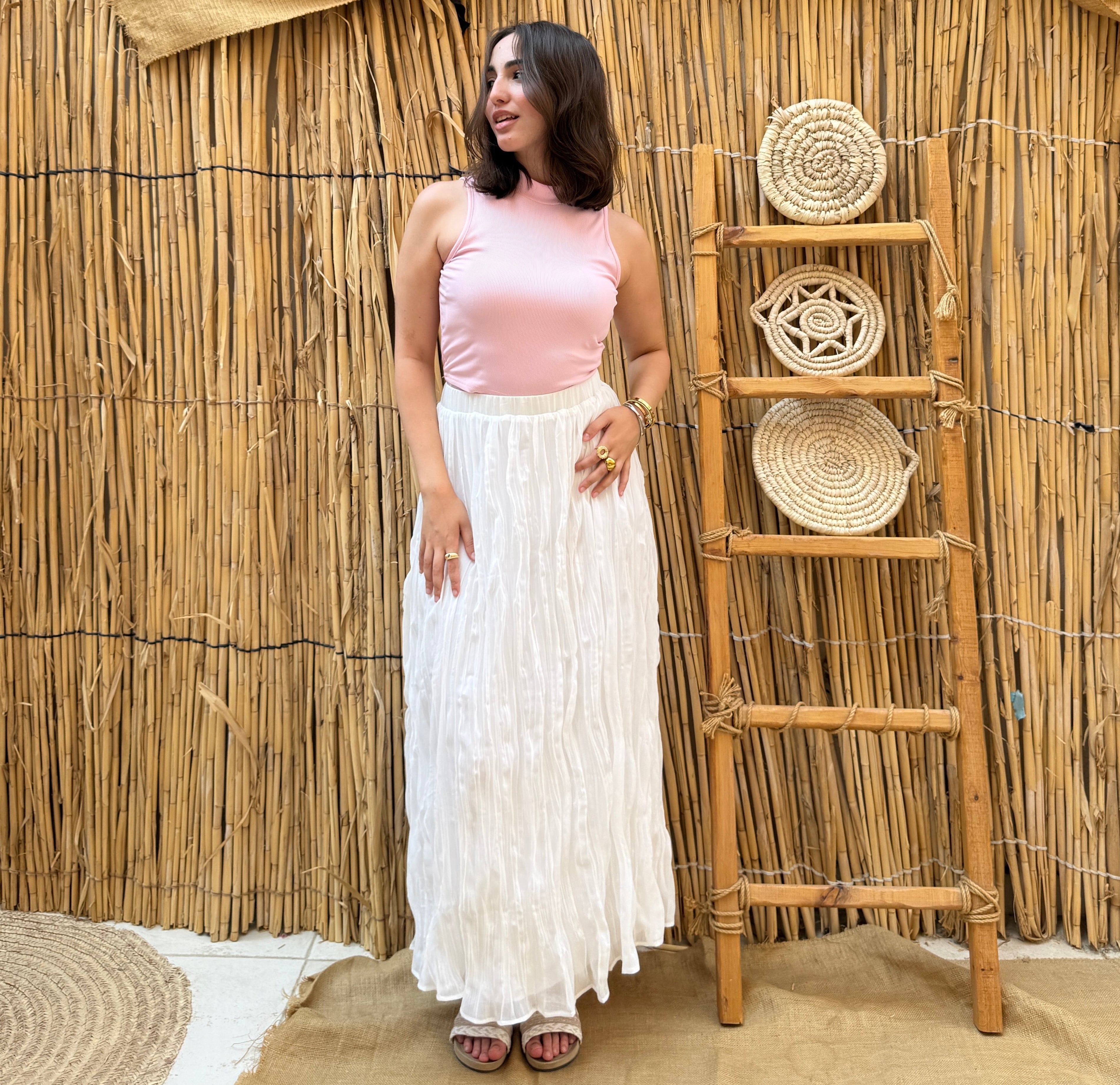 The Flow Skirt - White