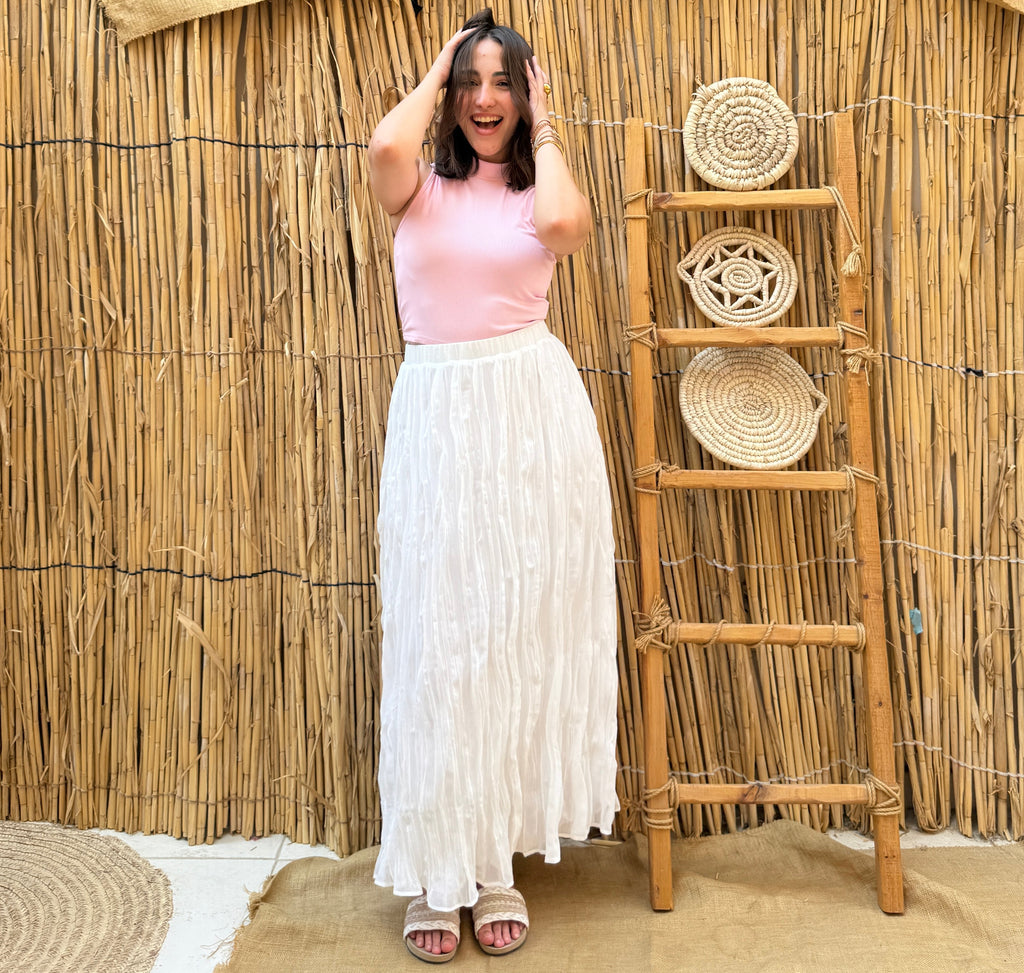 The Flow Skirt - White