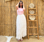 The Flow Skirt - White